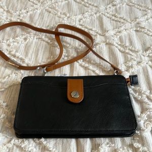 Nautica crossbody with phone charger/power bank